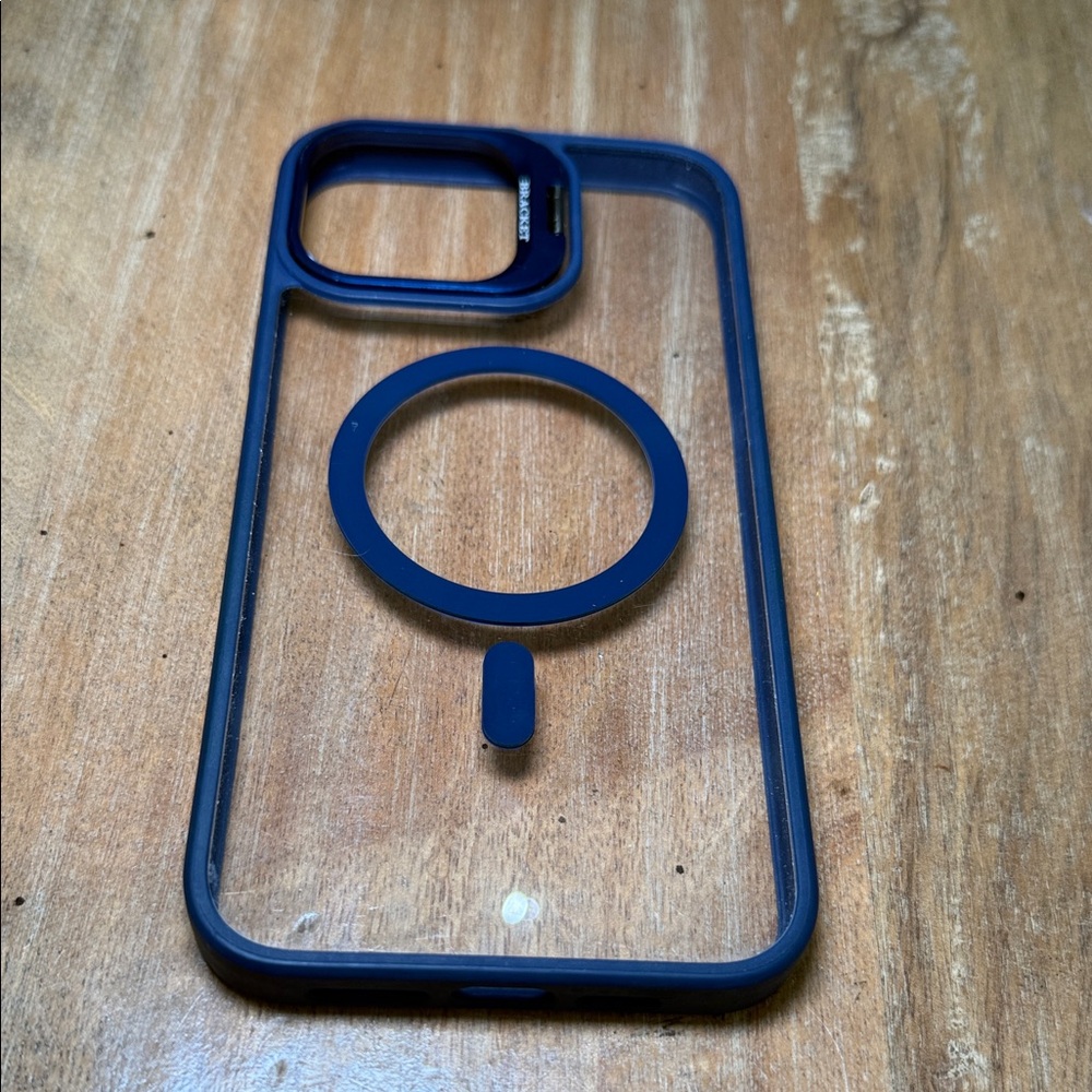 Sleek Blue MagSafe-Compatible Phone Case iPhone 13 Pro Max